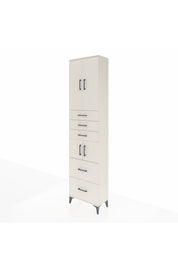 Arges Dolap 4 Raflı 5 Çekmeceli 4 Kapaklı 60x30x243 - S32M065V1A