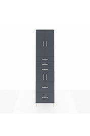 Arges Dolap 4 Raflı 5 Çekmeceli 4 Kapaklı 60x30x243 - S32M065V5A