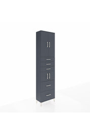 Arges Dolap 4 Raflı 5 Çekmeceli 4 Kapaklı 60x30x243 - S32M065V5A