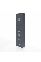 Arges Dolap 4 Raflı 5 Çekmeceli 4 Kapaklı 60x30x243 - S32M065V5A