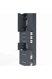 Arges Dolap 4 Raflı 5 Çekmeceli 4 Kapaklı 60x30x243 - S32M065V5A