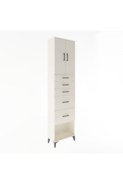 Arges Dolap 3 Raflı 5 Çekmeceli 2 Kapaklı 60x30x243 - S32M066V1A
