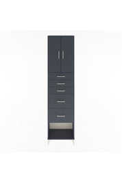 Arges Dolap 3 Raflı 5 Çekmeceli 2 Kapaklı 60x30x243 - S32M066V5A