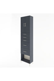 Arges Dolap 3 Raflı 5 Çekmeceli 2 Kapaklı 60x30x243 - S32M066V5A