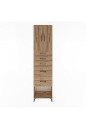 Arges Dolap 3 Raflı 5 Çekmeceli 2 Kapaklı 60x30x243 - S32M066V9A