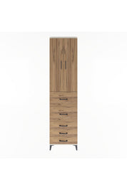 Arges Dolap 4 Raflı 5 Çekmeceli 2 Kapaklı 60x30x243 - S32M067V3A