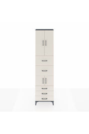 Arges Dolap 4 Raflı 5 Çekmeceli 4 Kapaklı 60x30x243 - S32M068V4A