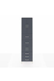 Arges Dolap 4 Raflı 5 Çekmeceli 4 Kapaklı 60x30x243 - S32M068V5A