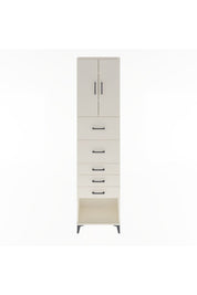 Arges Dolap 3 Raflı 5 Çekmeceli 2 Kapaklı 60x30x243 - S32M069V1A