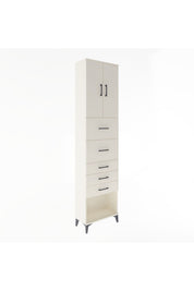 Arges Dolap 3 Raflı 5 Çekmeceli 2 Kapaklı 60x30x243 - S32M069V1A