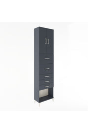 Arges Dolap 3 Raflı 5 Çekmeceli 2 Kapaklı 60x30x243 - S32M069V5A