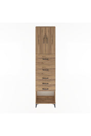 Arges Dolap 3 Raflı 5 Çekmeceli 2 Kapaklı 60x30x243 - S32M069V9A