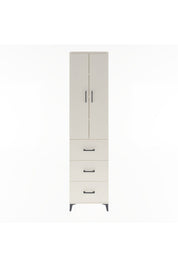Arges Dolap 4 Raflı 3 Çekmeceli 2 Kapaklı 60x30x243 - S32M070V1A