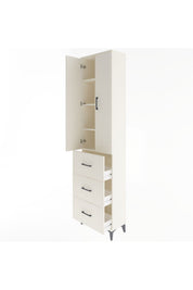 Arges Dolap 4 Raflı 3 Çekmeceli 2 Kapaklı 60x30x243 - S32M070V1A