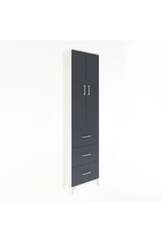 Arges Dolap 4 Raflı 3 Çekmeceli 2 Kapaklı 60x30x243 - S32M070V2A