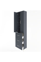 Arges Dolap 4 Raflı 3 Çekmeceli 2 Kapaklı 60x30x243 - S32M070V5A