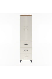 Arges Dolap 4 Raflı 3 Çekmeceli 2 Kapaklı 60x30x243 - S32M070V7A