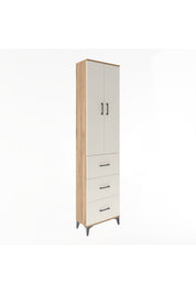 Arges Dolap 4 Raflı 3 Çekmeceli 2 Kapaklı 60x30x243 - S32M070V7A