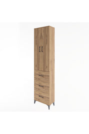 Arges Dolap 4 Raflı 3 Çekmeceli 2 Kapaklı 60x30x243 - S32M070V9A