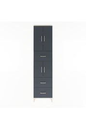 Arges Dolap 5 Raflı 3 Çekmeceli 4 Kapaklı 60x30x243 - S32M071V2A