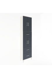 Arges Dolap 5 Raflı 3 Çekmeceli 4 Kapaklı 60x30x243 - S32M071V2A