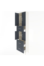 Arges Dolap 5 Raflı 3 Çekmeceli 4 Kapaklı 60x30x243 - S32M071V2A