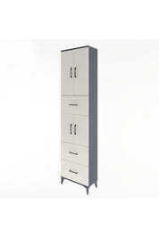 Arges Dolap 5 Raflı 3 Çekmeceli 4 Kapaklı 60x30x243 - S32M071V4A