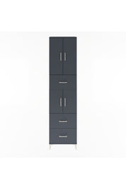 Arges Dolap 5 Raflı 3 Çekmeceli 4 Kapaklı 60x30x243 - S32M071V5A