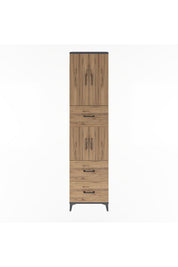 Arges Dolap 5 Raflı 3 Çekmeceli 4 Kapaklı 60x30x243 - S32M071V6A