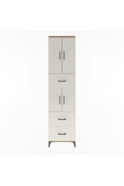 Arges Dolap 5 Raflı 3 Çekmeceli 4 Kapaklı 60x30x243 - S32M071V7A