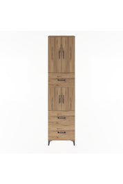 Arges Dolap 5 Raflı 3 Çekmeceli 4 Kapaklı 60x30x243 - S32M071V9A
