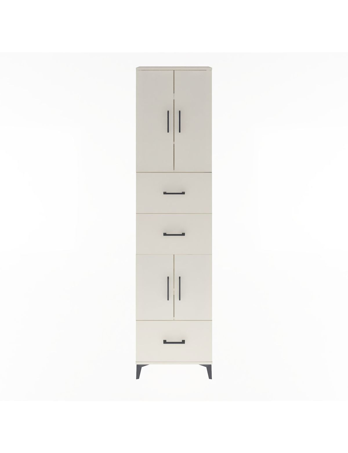 Arges Dolap 5 Raflı 3 Çekmeceli 4 Kapaklı 60x30x243 - S32M072V1A