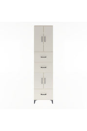 Arges Dolap 5 Raflı 3 Çekmeceli 4 Kapaklı 60x30x243 - S32M072V1A