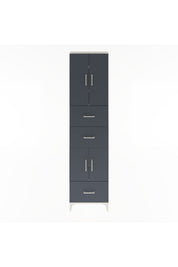 Arges Dolap 5 Raflı 3 Çekmeceli 4 Kapaklı 60x30x243 - S32M072V2A