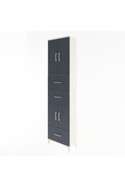 Arges Dolap 5 Raflı 3 Çekmeceli 4 Kapaklı 60x30x243 - S32M072V2A