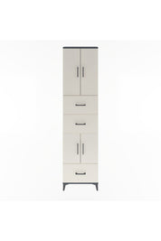 Arges Dolap 5 Raflı 3 Çekmeceli 4 Kapaklı 60x30x243 - S32M072V4A