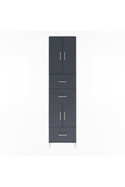Arges Dolap 5 Raflı 3 Çekmeceli 4 Kapaklı 60x30x243 - S32M072V5A