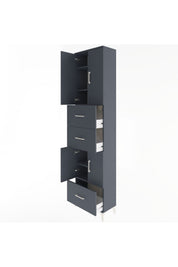 Arges Dolap 5 Raflı 3 Çekmeceli 4 Kapaklı 60x30x243 - S32M072V5A