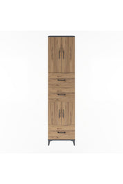 Arges Dolap 5 Raflı 3 Çekmeceli 4 Kapaklı 60x30x243 - S32M072V6A