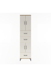 Arges Dolap 5 Raflı 3 Çekmeceli 4 Kapaklı 60x30x243 - S32M072V7A