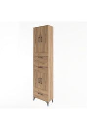 Arges Dolap 5 Raflı 3 Çekmeceli 4 Kapaklı 60x30x243 - S32M072V9A