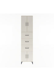 Arges Dolap Tek Raflı 3 Çekmeceli 4 Kapaklı 60x30x243 - S32M073V1A