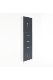 Arges Dolap Tek Raflı 3 Çekmeceli 4 Kapaklı 60x30x243 - S32M073V2A