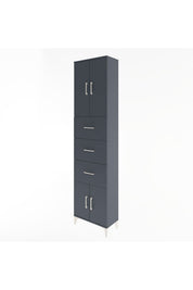 Arges Dolap Tek Raflı 3 Çekmeceli 4 Kapaklı 60x30x243 - S32M073V5A