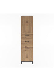Arges Dolap Tek Raflı 3 Çekmeceli 4 Kapaklı 60x30x243 - S32M073V6A