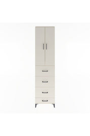 Arges Dolap Tek Raflı 4 Çekmeceli 2 Kapaklı 60x30x243 - S32M075V1A