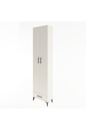 Arges Dolap 5 Raflı Tek Çekmeceli 2 Kapaklı 60x30x243 - S32M077V1A