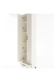 Arges Dolap 5 Raflı Tek Çekmeceli 2 Kapaklı 60x30x243 - S32M077V1A