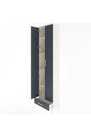 Arges Dolap 5 Raflı Tek Çekmeceli 2 Kapaklı 60x30x243 - S32M077V2A