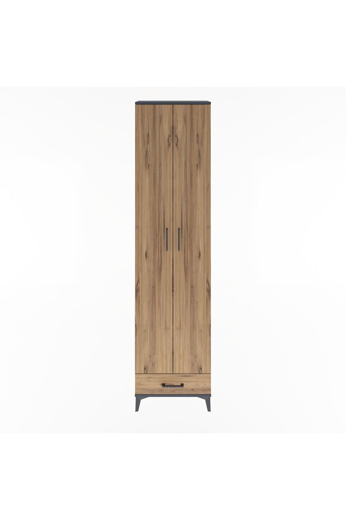 Arges Dolap 5 Raflı Tek Çekmeceli 2 Kapaklı 60x30x243 - S32M077V6A